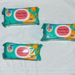 Pet Grooming Wipes - Green